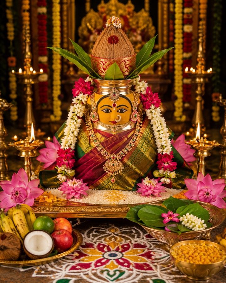కలశం సిద్ధం చేయడం